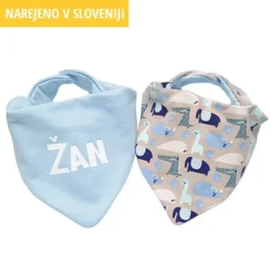 Komplet dveh simpatičnih rutic v barvah za fanka, na eni je dodano ime
